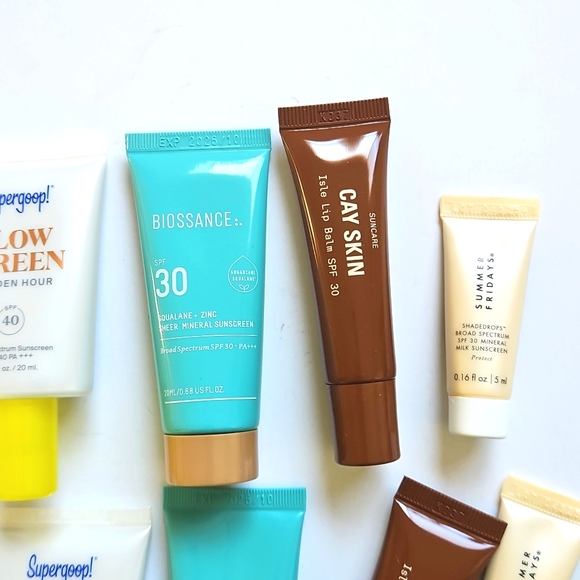 x13 Sun Screen Bundle Supergoop! Cay Isle Biossance Peter Thomas Summer Fridays - Picture 9 of 11